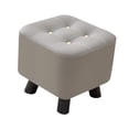 thumbnail image 5 of Tongina Small Footstool Ottoman Stool Stylish Stable Foot Rest Stool Shoe Changing Stool for Office Playroom Living Room Home Bedroom Grey, 5 of 8