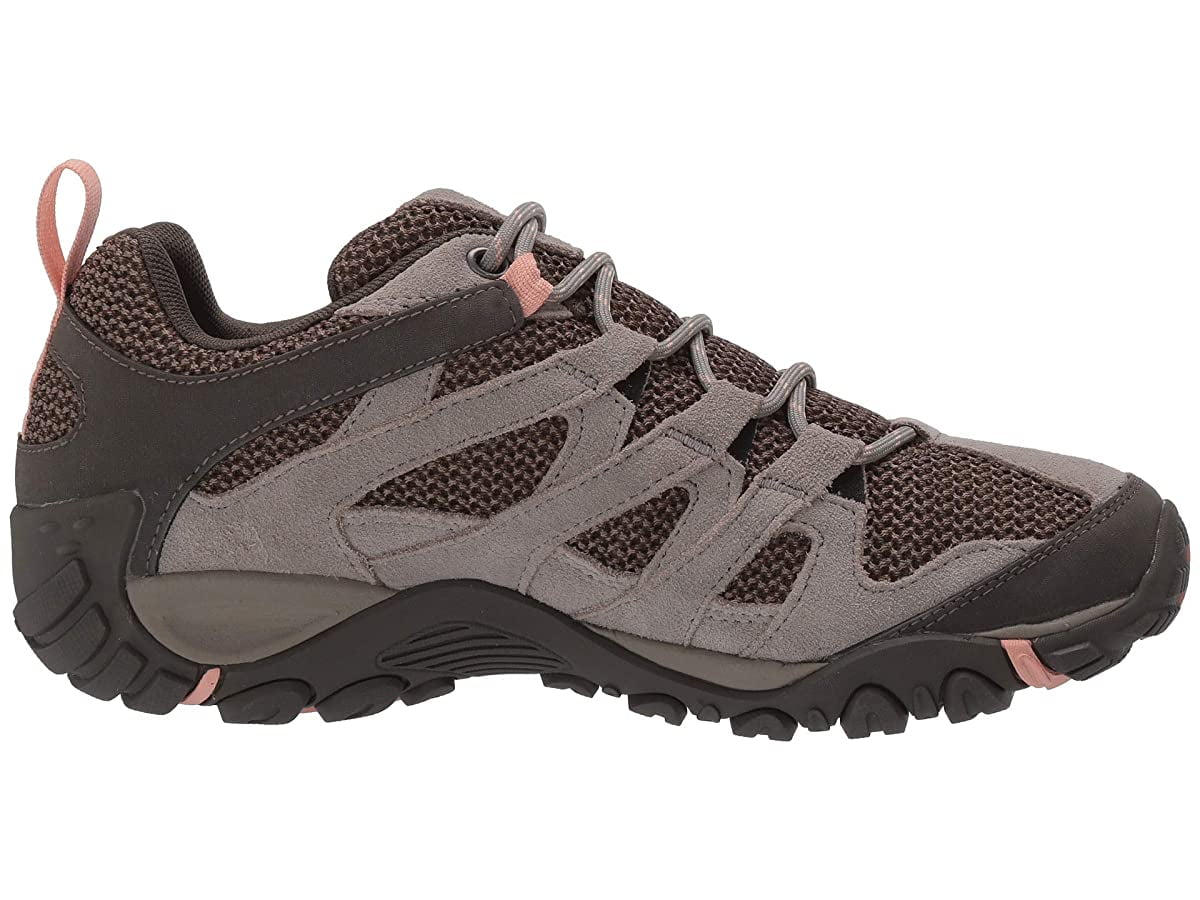 Merrell - Merrell Womens Alverstone Suede Hiking, Trail Shoes Taupe 10 ...