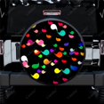 thumbnail image 1 of Abstract - Colors Print Spare Tire Cover Waterproof Tire Wheel Protector for Car Truck SUV Camper Trailer Rv 14"-17", 1 of 5