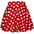 thumbnail image 3 of SURJDE Jupe Patineuse Mini Décontractée Évasée Extensible Basique pour Femmes, 3 of 6