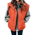 thumbnail image 4 of Lovzfmll Winter Coats for Women, Solid Color Stand Collar Vest, Sleeveless Quilted Puffer Jacket, Winter Clothing, 4 of 6