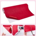 thumbnail image 3 of 11.8" L x 59" W Suede Fabric Wrap Microfiber Fabric Self-Adhesive Suede Look for Car Interior Red Self Adhesive Film Sticker DIY Elastic Peel Stretch Film Fabric for Furniture Decor, 3 of 9