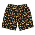 thumbnail image 5 of Goofa Flowe Rooster Printed Mens Swim Trunks Summer Quick Dry Short Beach Swimwear Bathing Suits-, 5 of 9