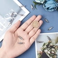 thumbnail image 3 of 10pcs Stainless Steel Cufflinks Cuff Button Cabochons Tray Bezel Cufflink Blanks Setting for Jewelry Making DIY Stainless Steel Color, 3 of 7