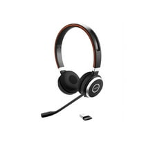 jabra Evolve 65 UC Stereo Wireless Computer Headset Over-the-Head Black (6599-829-409)
