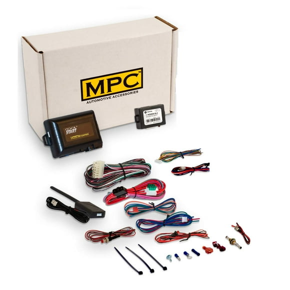 MPC Complete Remote Start Kit with Keyless Entry for 2001-2006 Acura MDX - Includes (2) 4 Button Remotes