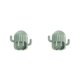 thumbnail image 2 of Billuyoard Soporte para cepillos de Baño de pared Universal Organizador de cepillos de de doble ranura Escurridor Soporte sin perforaciones Verde claro 2Conjunto, 2 of 6