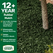 GroundSmart 12+ Year Green Rubber Mulch, 75 Cu Ft