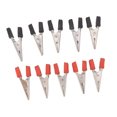 thumbnail image 1 of Clip, 20 Pcs Acid  Electrical  Clamp Red and Black  for Industrial, 1 of 8