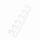 thumbnail image 3 of Estante de almacenamiento de cocina multifunción, estante de armario, gancho colgante, organizador de armario, soporte blanco, 3 of 15