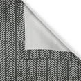 thumbnail image 6 of Ambesonne Chevron Valance & Curtain, Simplistic, 55"x36", Charcoal Grey White, 6 of 7