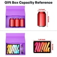 thumbnail image 3 of Caja de regalo RYDDOY, 9.5 x 6 x 3 pulgadas, cierre magnético morado, paquete de 5, 3 of 8