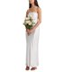 thumbnail image 2 of VISgogo Vestido sin mangas sin espalda para mujer, de una sola pieza elegante sin tirantes de color sólido, vestido de banquete de boda para cóctel VISgogo moda, 2 of 9