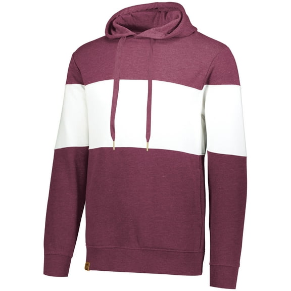 Holloway Sportswear L All-American Hoodie Maroon Heather/White 229563
