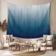 thumbnail image 2 of Navy Blue Ombre Tapestry for Bedroom Wall Hanging Tapestry, Contemporary Gradient Abstract Art Ceiling Backdrop Tapestries Poster Blanket Wall Decor for Teens Room Living Room Dorm 59" x 90", 2 of 8