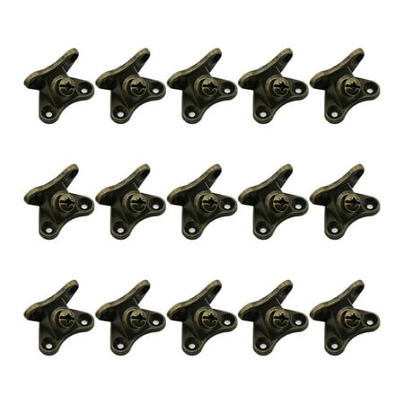 

Thickened Zinc Alloy Butterfly Corner Partition Holder Corner Connector 15Pcs