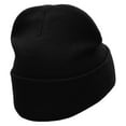 thumbnail image 3 of Rise and Golf Embroidered 12 Inch Long Knitted Beanie - Black OSFM, 3 of 5