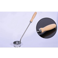 thumbnail image 4 of 2X Molde de acero inoxidable para hacer pasteles de cocina Molde para hamburguesas de carne Cuchara manual para carne frita para el hogar, 4 of 8