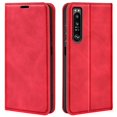 thumbnail image 1 of Pour Sony Xperia 1 Iv Étui de Protection pour Téléphone Portable à Ouverture Gauche et Droite, Rouge, 1 of 5