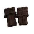 thumbnail image 6 of Mens Socks,Thermal Leg Warmers Ankle Boot Socks Non Slip Covers Cozy Knitted for Winter Outdoor Activities,Socks for Men,Coffee,15cm, 6 of 6