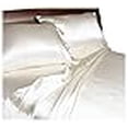 thumbnail image 3 of Royal Opulence Divatex Home Fashions Satin King Sheet Set, Ivory, 3 of 3