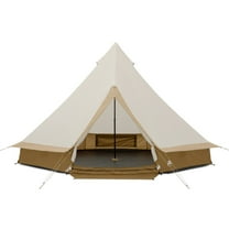 Ozark Trail 15' x 15' 8-Person Bell Tent with String Lights, 22.57 lbs