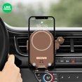 thumbnail image 2 of Wireless charging mobile phone holder car navigation wind creative support frame magnetic wireless charger fast charging, 2 of 7