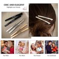 thumbnail image 5 of Clip de metal con letras y palabras, clip lateral, clip para flequillo, clip para la frente, sombreros, clip para el cabello, 5 of 5