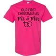 thumbnail image 3 of Inktastic Our First Christmas As Mr and Mrs T-Shirt, 3 of 5