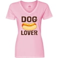 thumbnail image 3 of Inktastic Picnic Dog Lover Hot Dog Women's V-Neck T-Shirt, 3 of 5