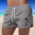 thumbnail image 2 of Kcolen Mens Swim Trunks 7 Inch Elastic Waist Drawstring Beach Shorts Loose Swimming Trunks Men's Swim Trunks Summer Beach Comfy Swimwear, 2 of 4