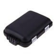 thumbnail image 4 of 10-Compartment ABS Plastic Fishing Tackle Box - Portable Hook & Bait Organizer with Hermetic Seal, 10x6.5x3cm, Black, 4 of 8