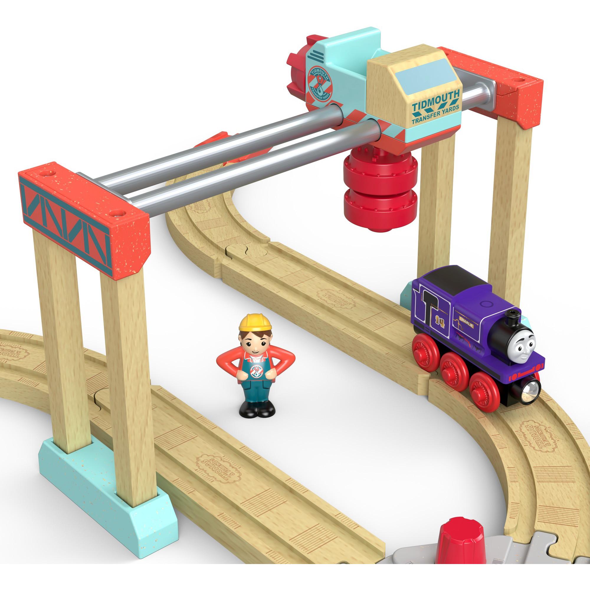 Thomas & Friends Wood Lift & Load Cargo Train Track Set - image 5 of 9