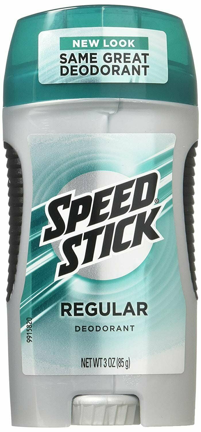 Speed Stick Deodorant, Regular, 3 oz, Pack of 6