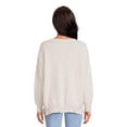 thumbnail image 4 of Dreamers By Debut Women's Oversized Tunic V Neck Sweater, Midweight, 4 of 5