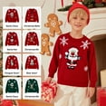 thumbnail image 2 of Actgleam Girls Christmas Sweaters Holiday Winter Boys Long Sleeve Crewneck Pullover Knit Tops,11-12Year, 2 of 7