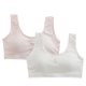 thumbnail image 1 of Odeerbi 2 Pack Niñas Bras de Entrenamiento 10-16 Años, Bras Deportivos Sin Alambre de Algodón Con Almohadillas Ropa Interior de Desarrollo de La Pubertad Respirable, 1 of 5