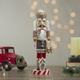 thumbnail image 2 of Northlight 14" Beige and Red Wooden Christmas Nutcracker Gingerbread Chef, 2 of 5