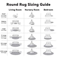 thumbnail image 3 of Shag Area Rugs for Living Room 9'(Round), Soft and Fluffy Shaggy Carpet for Pets, Machine Washable Floor Rugs for Living room, 3 of 6