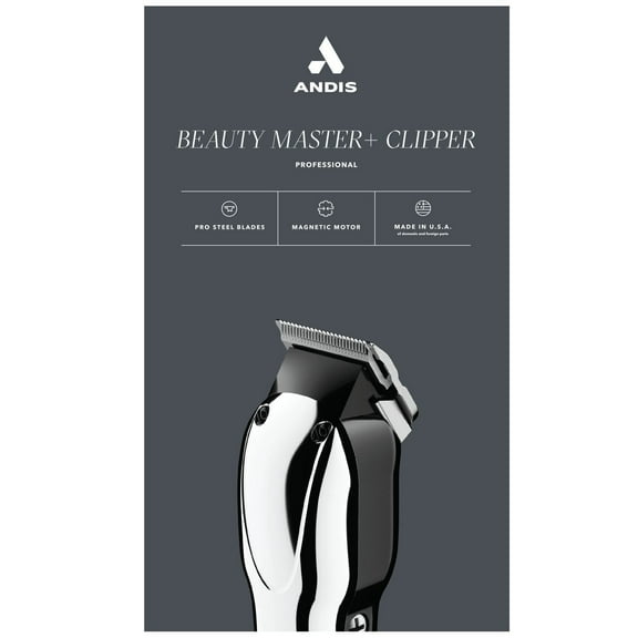 Andis Professional Beauty Master   Plus Hair Clipper Chrome 66740