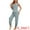 Blue, variant on Women's Pajamas Loungewear Knit V Neck Tank Tops with Pants Set Khaki S