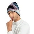 thumbnail image 2 of joogoo Shark Artistic Beanie Hats Cuffed Winter Warm Knit Thick Beanies, 2 of 7