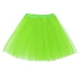 thumbnail image 3 of Women Dresses Mesh Skirt Green Tutu Skirts Fluffy Skirt Irregular Tutu Skirt, 3 of 7