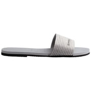 Havaianas Womens You Malta Sandal - Metallic Summer Sandals for Women - ICE GREY, 7/8