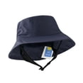 thumbnail image 3 of Sombrero para el sol para mujeres y hombres, gorra de pesca, sombrero para el sol, sombrero de playa a la moda, sombrero de cubo de ala ancha Azul oscuro, 3 of 8
