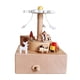 thumbnail image 3 of Caja musical de madera, accesorios de decoración del hogar, figura decorativa de mesa, centro de mesa para escritorio, interior, vacaciones, regalos d D, 3 of 9