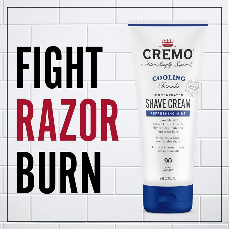 Cremo Barber Grade Cooling Shave Cream, Astonishingly