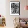 thumbnail image 3 of Historic Framed Print, [St. Michael, the Archangel- in shield and armor], 17-7/8" x 21-7/8", 3 of 9