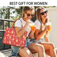 thumbnail image 5 of Large Capacity Tote Bag,Red Christmas Gingerbread Man Pattern Handbag Fashion Luxury Tote Bag,15.7"x13"x 5.1" Inches,Laptop Compatible, 5 of 6