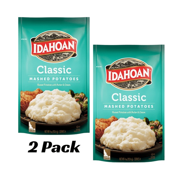 (2 pack) Idahoan® Classic Mashed Potatoes, 4 oz